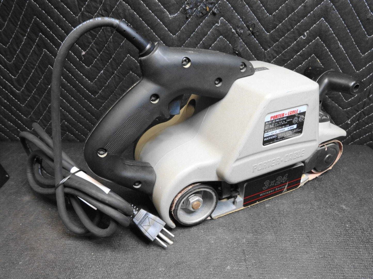 Porter Cable 361 Heavy Duty Single Speed Belt Sander 3"x24" Belt - New Cord