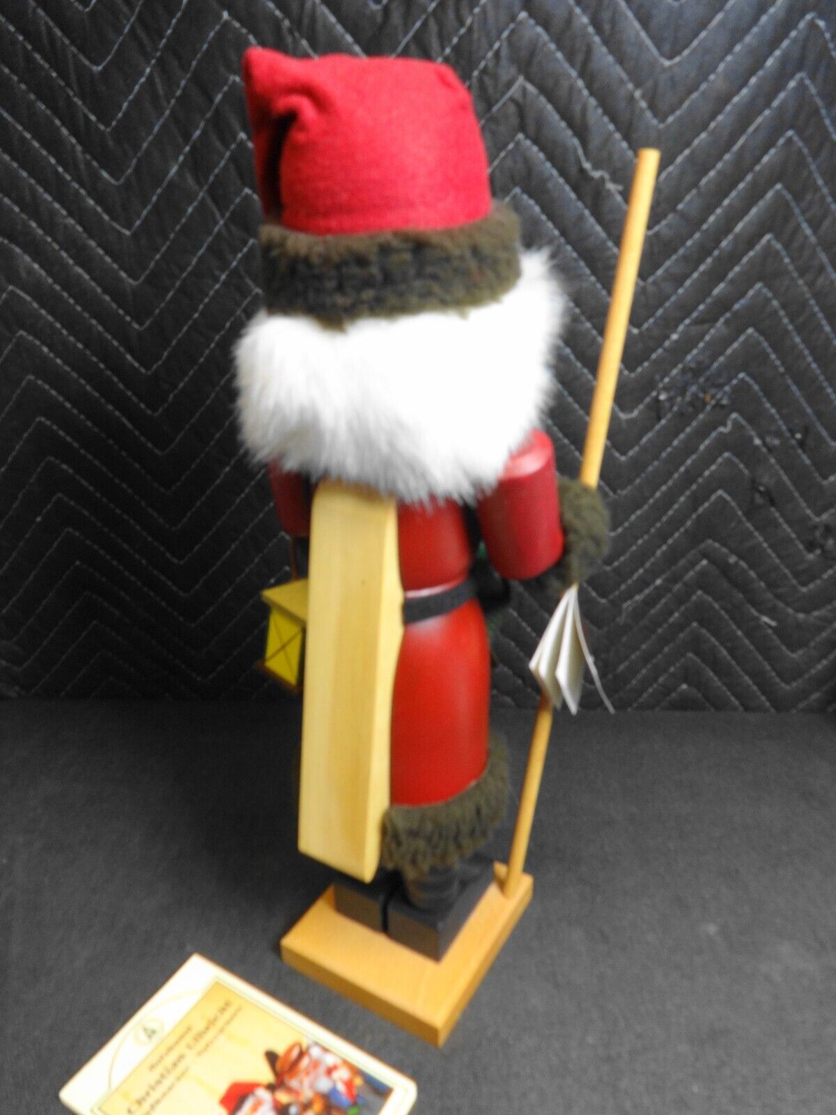 Germany Holzkunst Christian Ulbricht Santa 15.5" Nutcracker 0/330 w/ Box, Papers