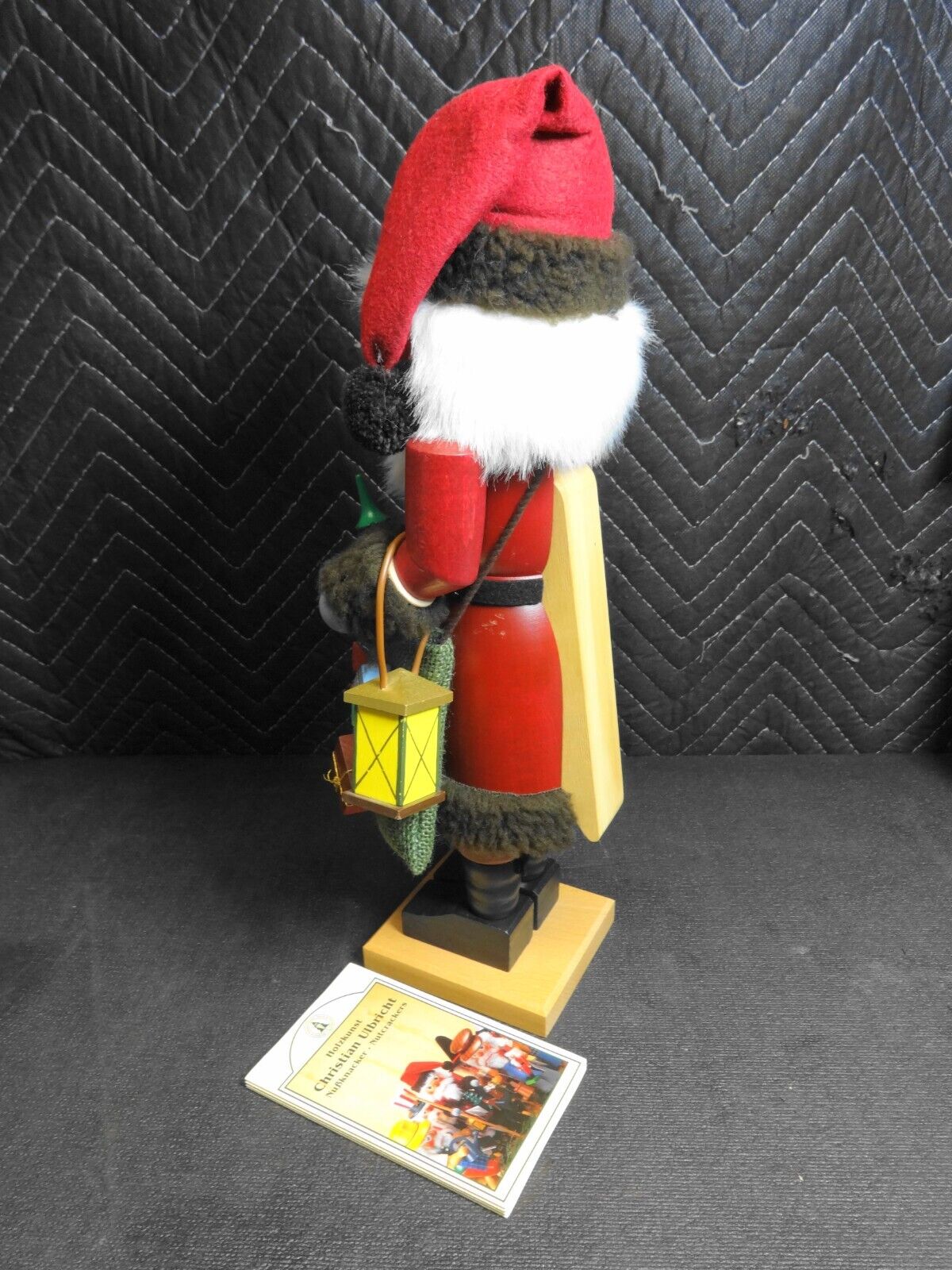 Germany Holzkunst Christian Ulbricht Santa 15.5" Nutcracker 0/330 w/ Box, Papers