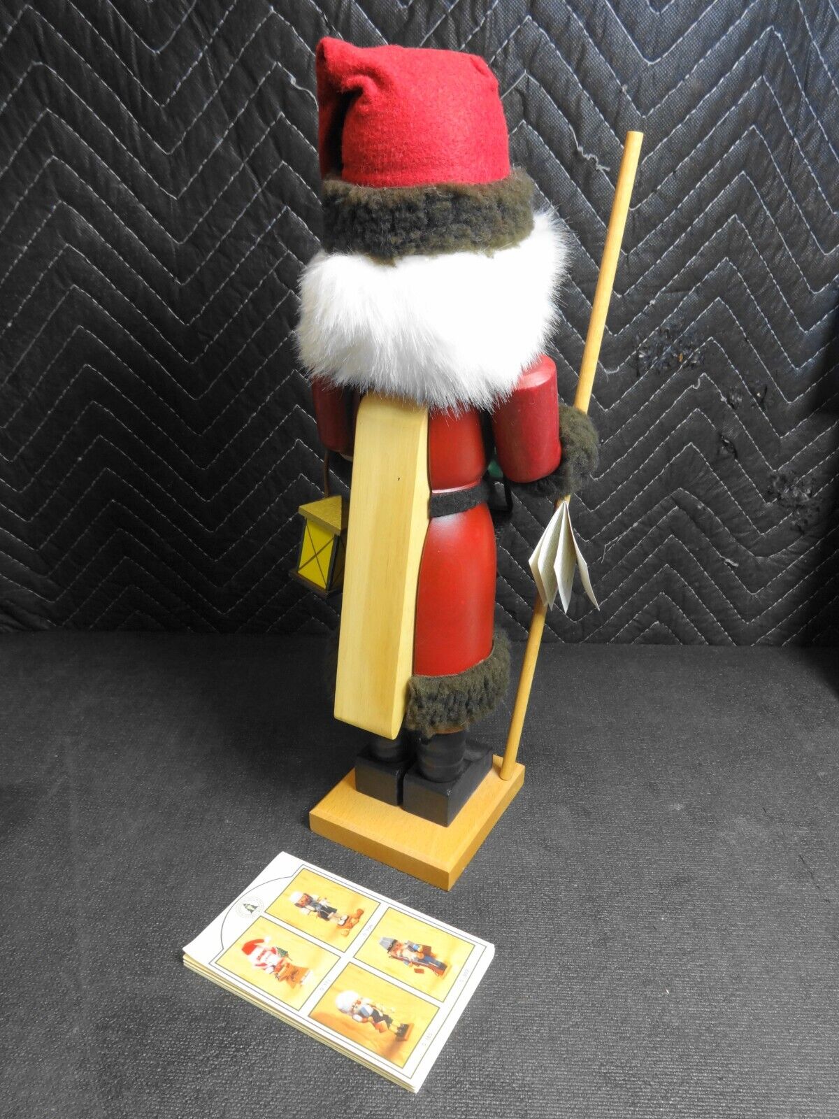 Germany Holzkunst Christian Ulbricht Santa 15.5" Nutcracker 0/330 w/ Box, Papers