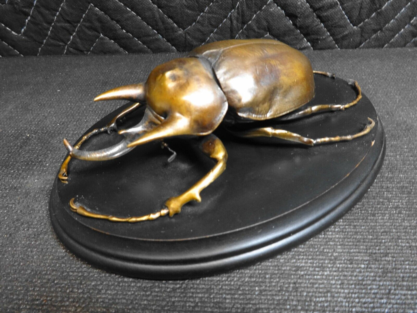 LARGE BRONZE MEGASOMA ELEPHANT BEETLE SCULTURE MARTIN SHEMELLA #31 OF 1000