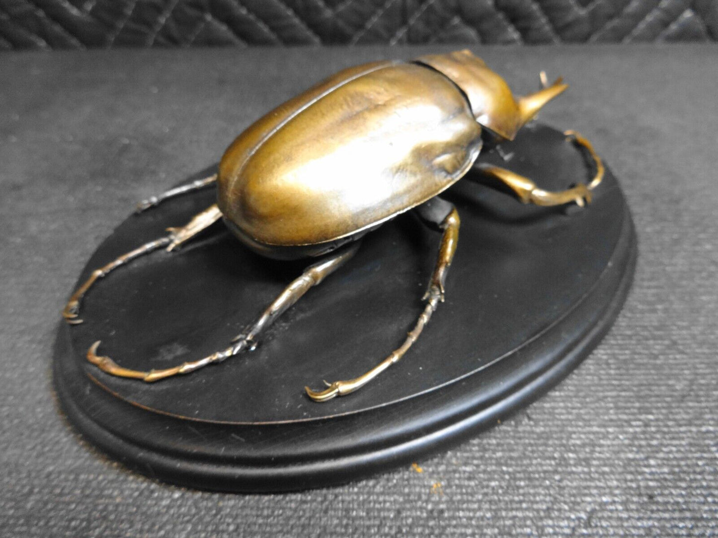 LARGE BRONZE MEGASOMA ELEPHANT BEETLE SCULTURE MARTIN SHEMELLA #31 OF 1000