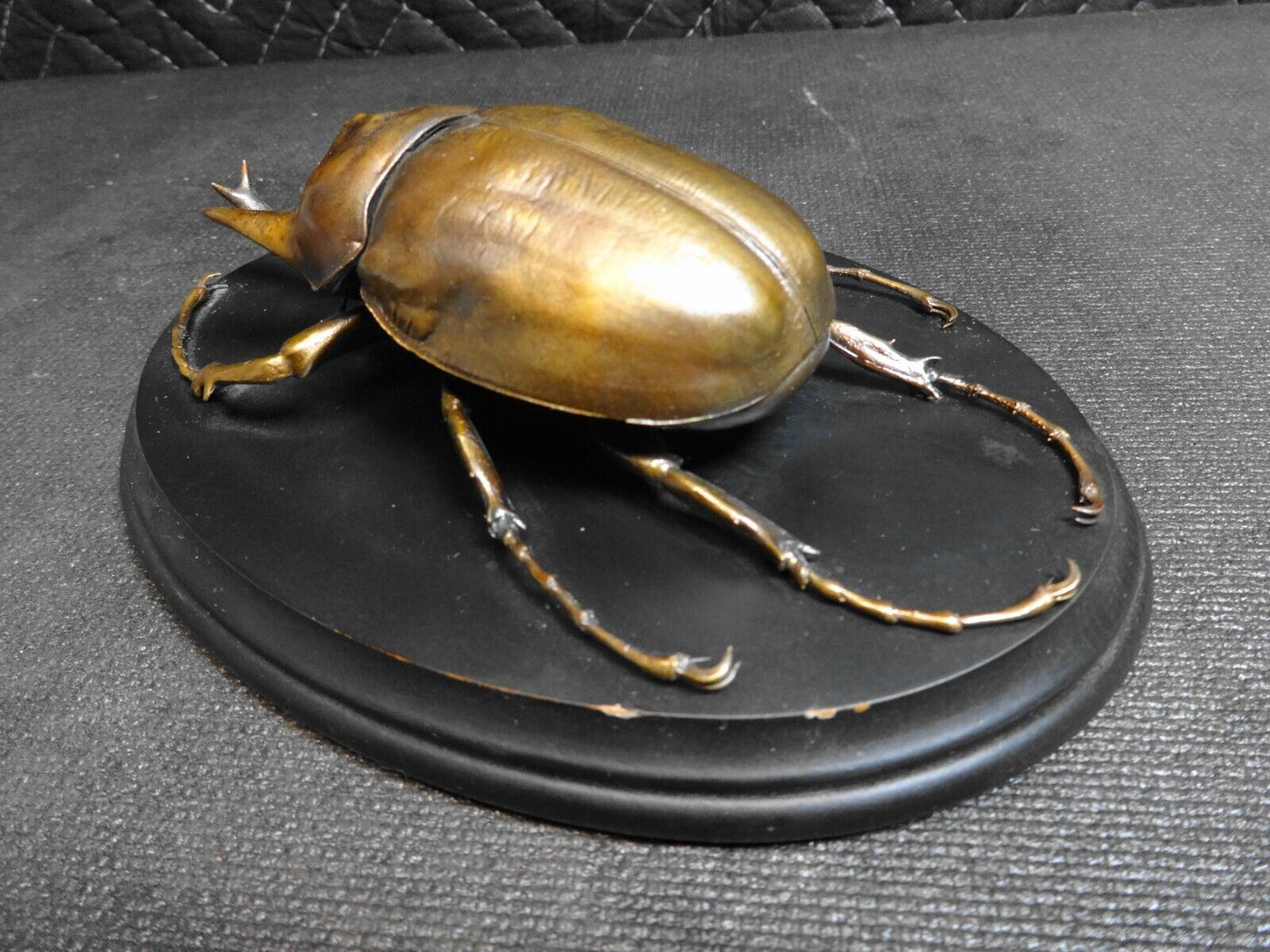 LARGE BRONZE MEGASOMA ELEPHANT BEETLE SCULTURE MARTIN SHEMELLA #31 OF 1000