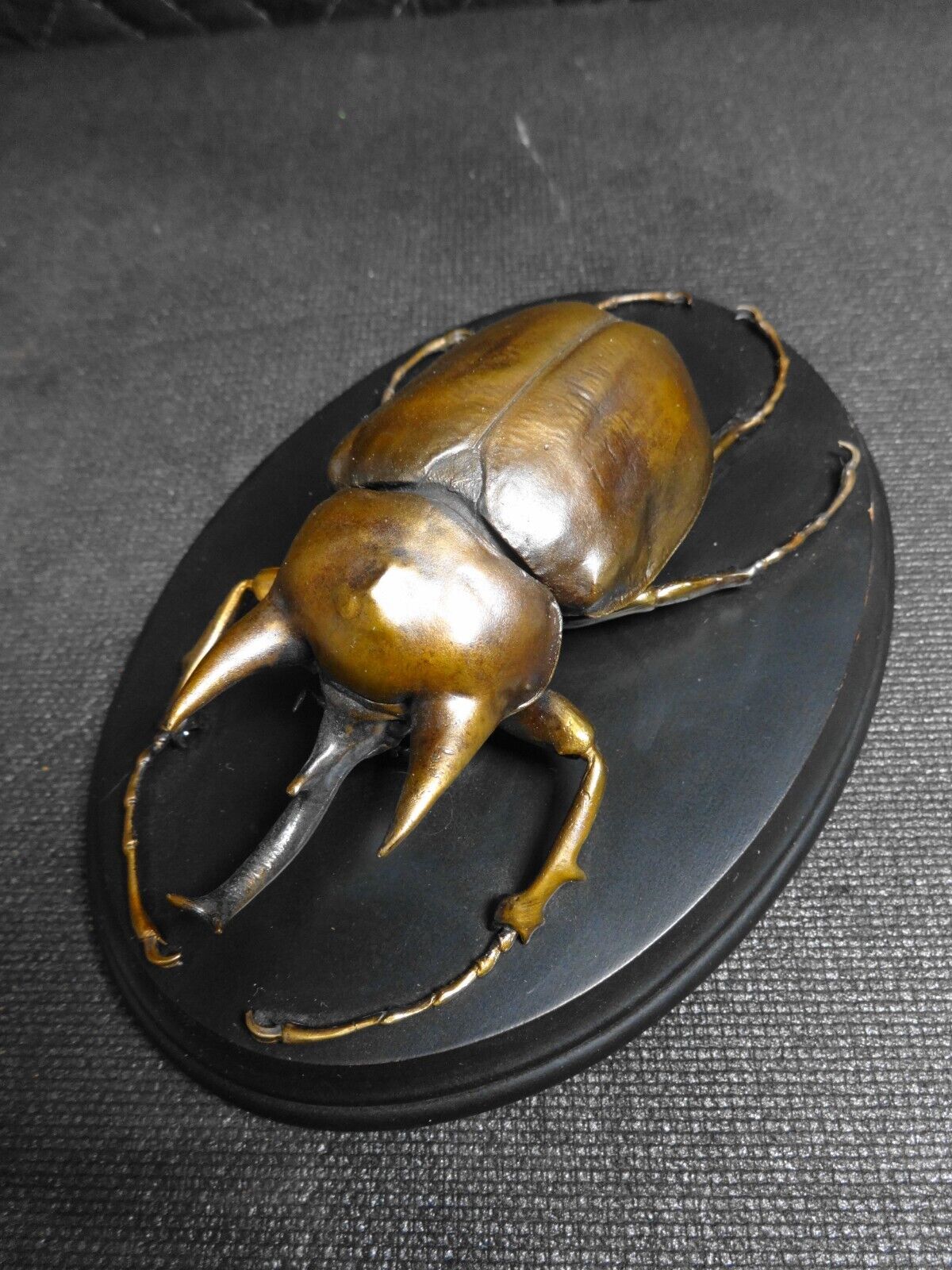 LARGE BRONZE MEGASOMA ELEPHANT BEETLE SCULTURE MARTIN SHEMELLA #31 OF 1000