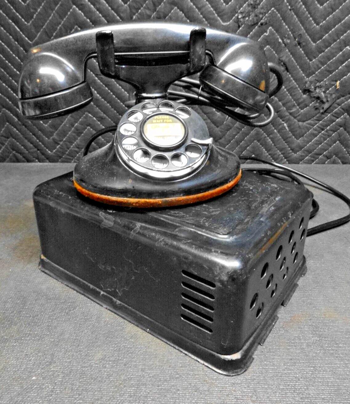 Western Electric Telephone Model 202 w/ F1 Headset & 634 Metal Subset - Working