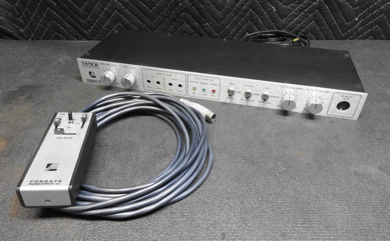 Fosgate Research Tate II Surround Sound 101A 110V Stainless Face w/ Re ...