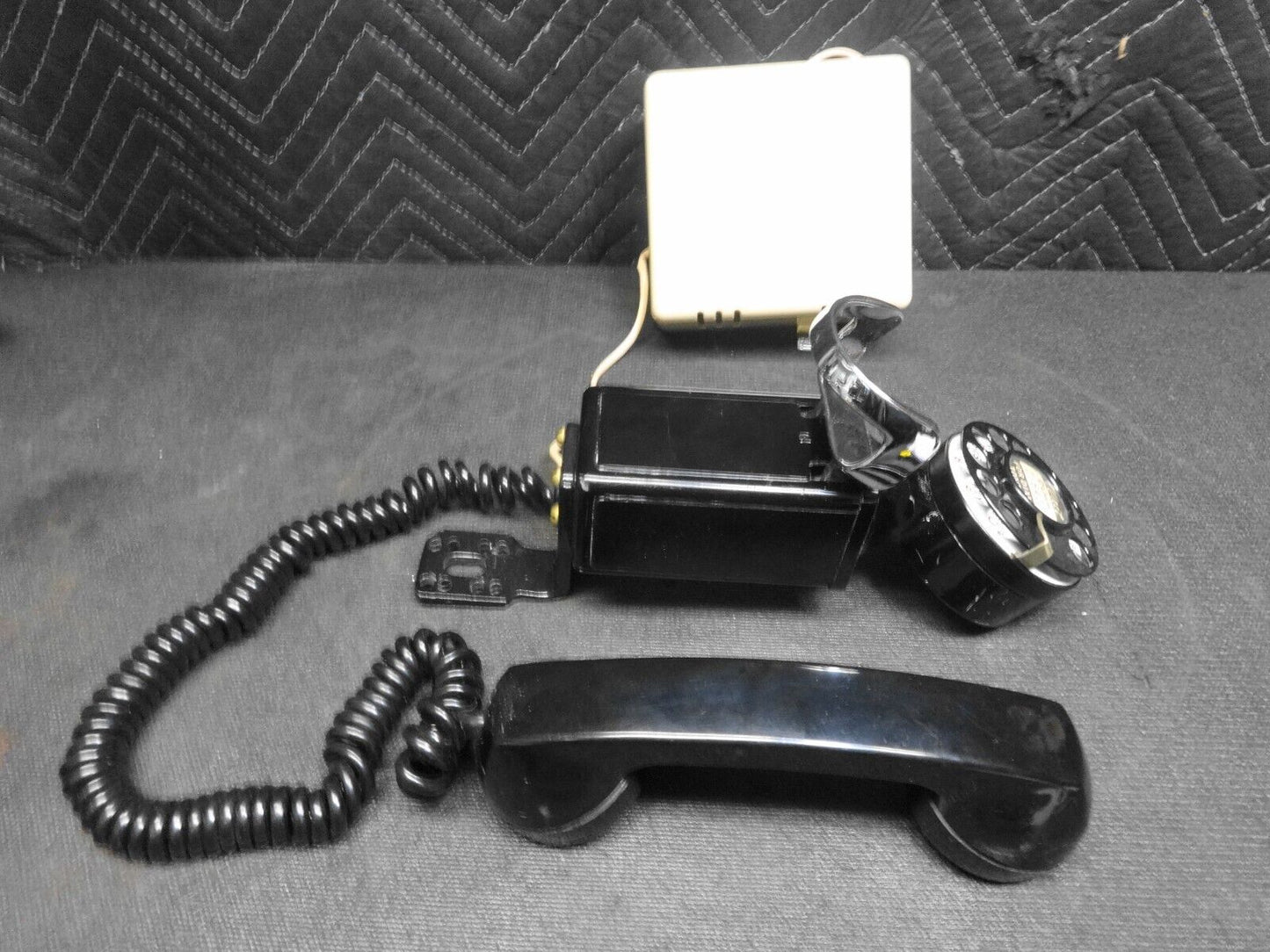 Western Electric Bell System G7 43A Space Saver Telephone, Bracket, Ringer Box