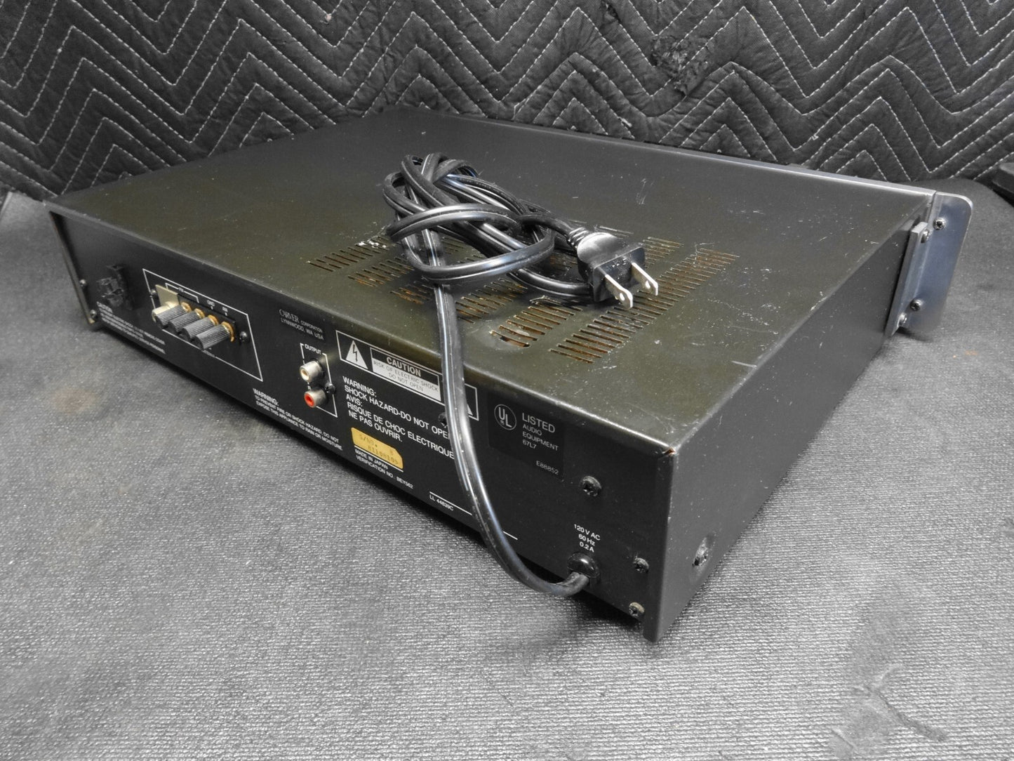 Carver TX-11a Asymmetrical Charge Coupled FM w/ Rack Ears - Stereo Tuner