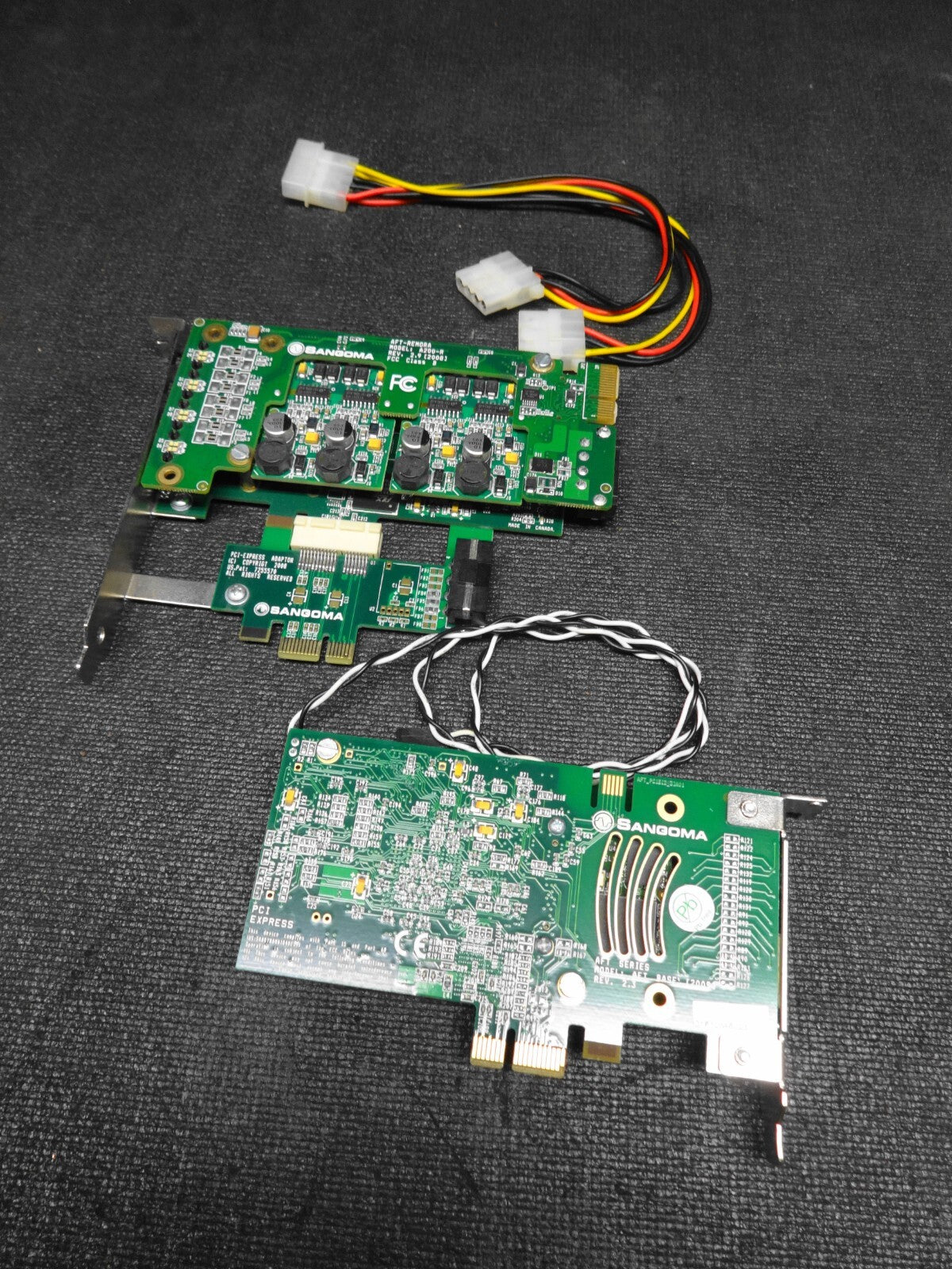 SANGOMA AFT Series A102 + AFT-Remora A200-R / w 2 FXS-5 Modules & PCie Adapter