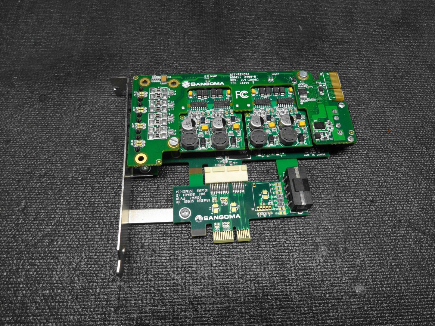 SANGOMA AFT Series A102 + AFT-Remora A200-R / w 2 FXS-5 Modules & PCie Adapter