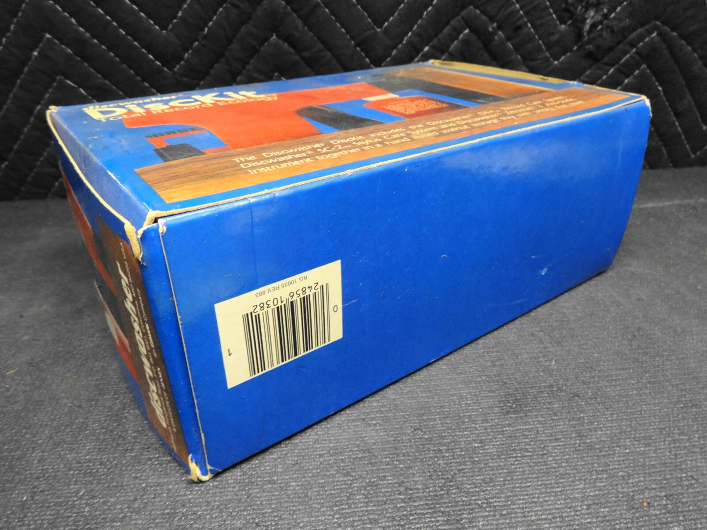 Vintage DiscKit In Original Box & Case w/ Zerostat Gun Discwasher Brush D4 Fluid