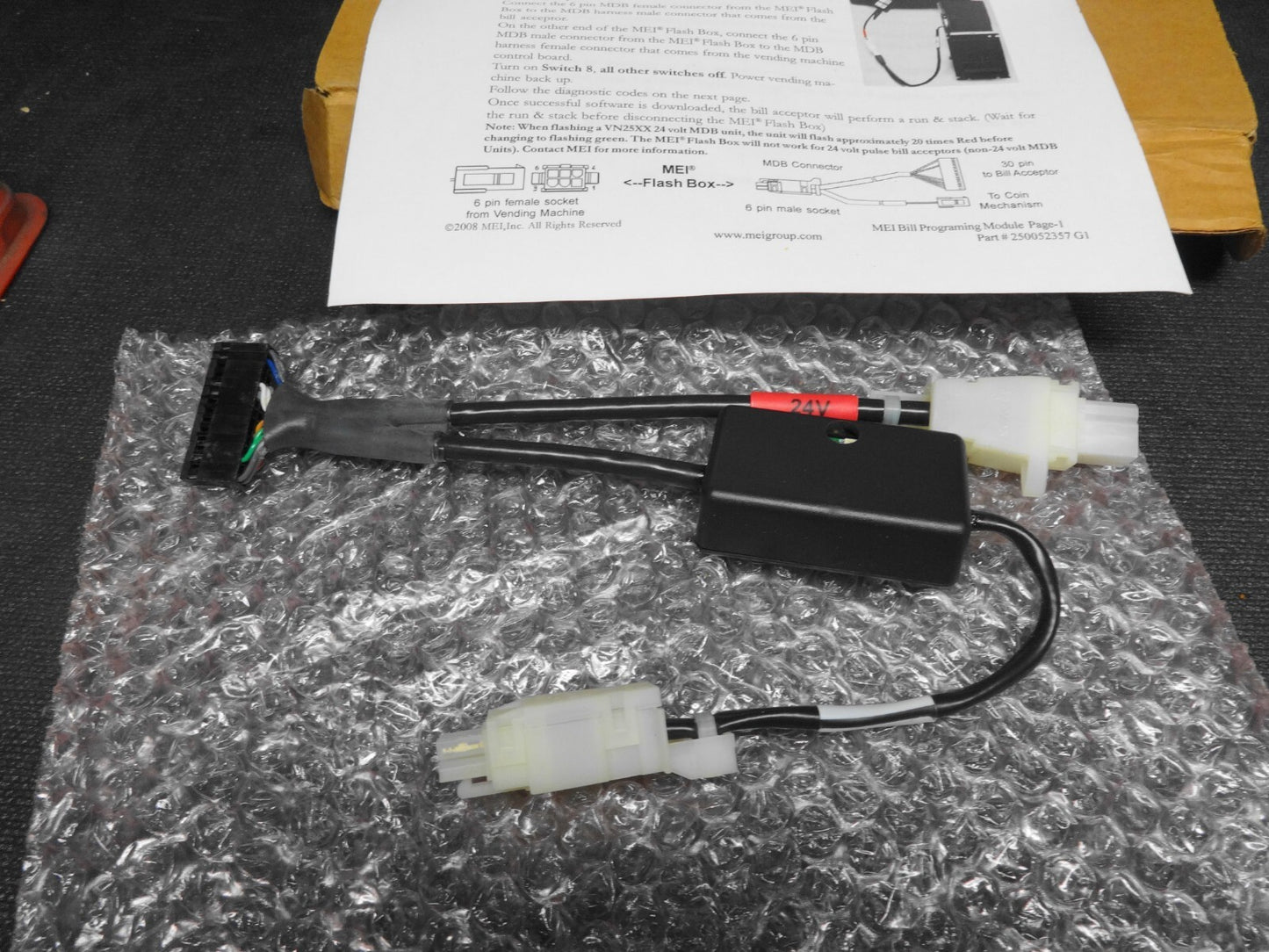 MEI BPM Lite Bill Acceptor / Validator Programmer 24V and MDB - Flash Box