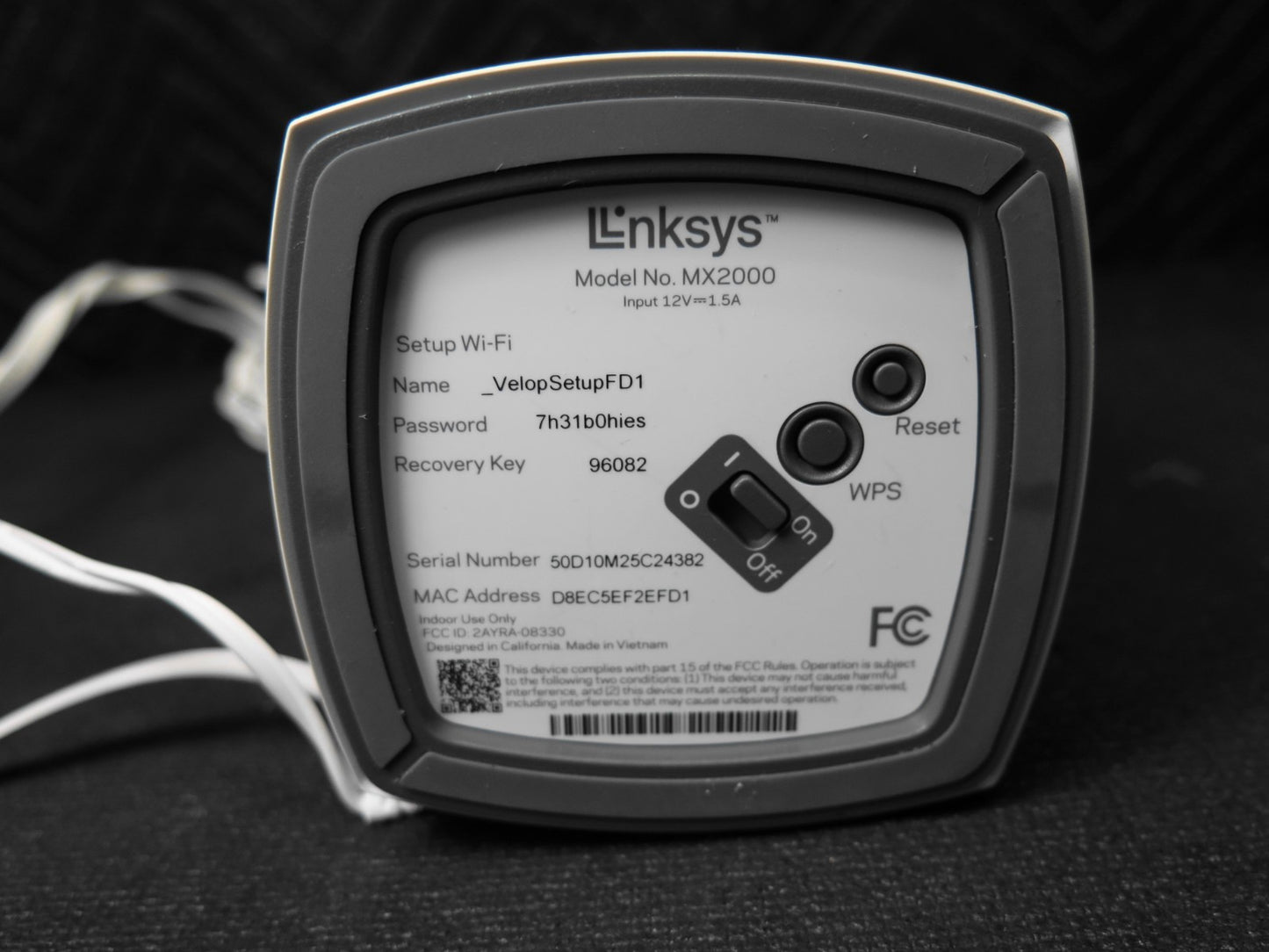 Linksys Atlas MX2000 AX3000 Dual-Band Wi-Fi 6 Mesh Router - V - ✅ TESTED ✅