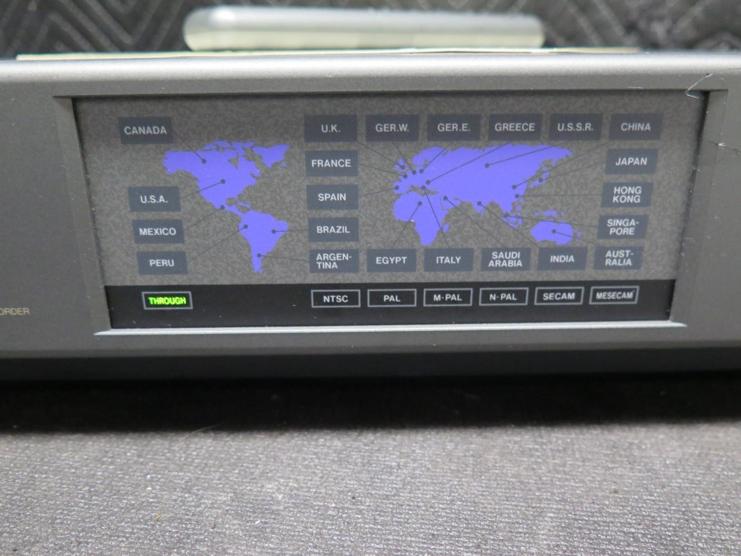 Panasonic AG-W1-P Multi VHS Recorder - PAL, SECAM, NTSC Worldwide w/ Remote