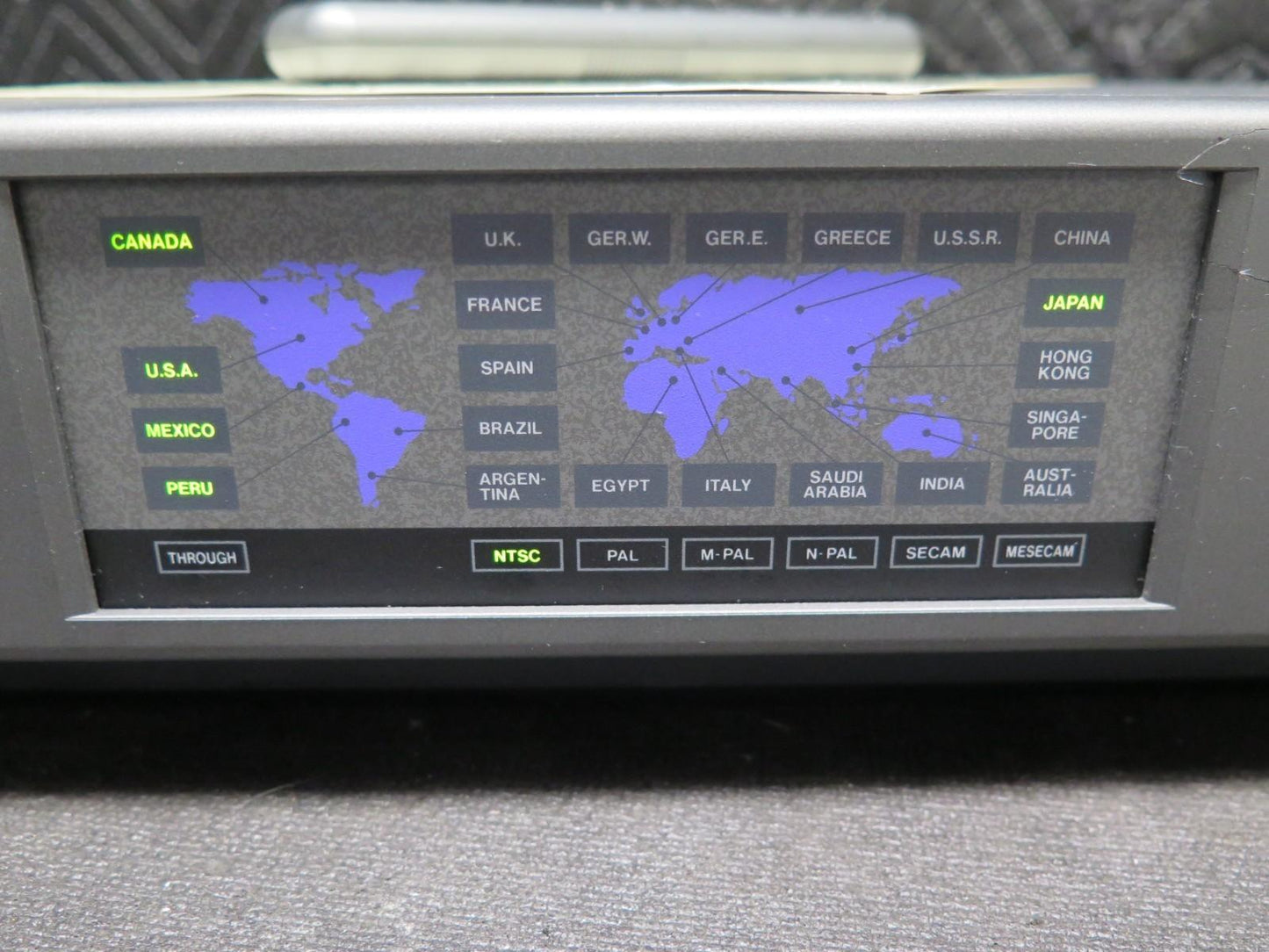 Panasonic AG-W1-P Multi VHS Recorder - PAL, SECAM, NTSC Worldwide w/ Remote