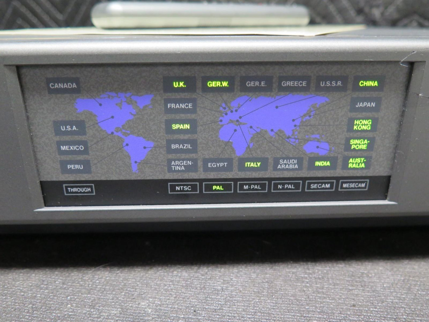 Panasonic AG-W1-P Multi VHS Recorder - PAL, SECAM, NTSC Worldwide w/ Remote