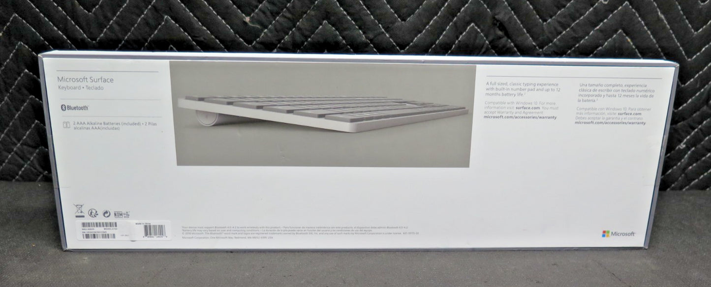 Microsoft Surface Bluetooth Keyboard - Model: 1742 - Brand New Sealed
