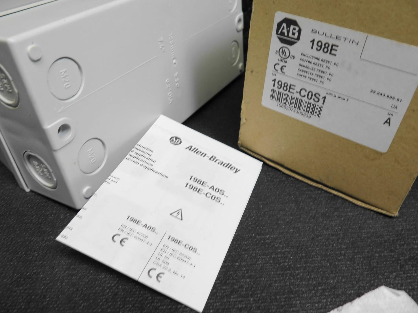 Allen Bradley 198E-C0S1 IP66 Starter Enclosure AB