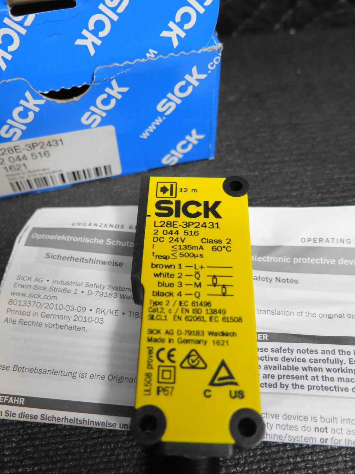 SICK L28E-3P2431 Photoelectric Safety Sensor