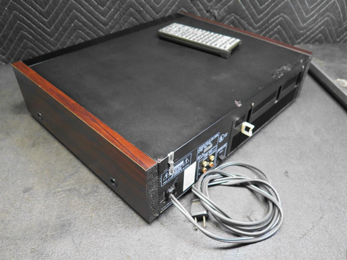 Vintage Sony CDP-C8ESD Carousel CD Player W/ Remote - Wood Sides - *SERVICED*