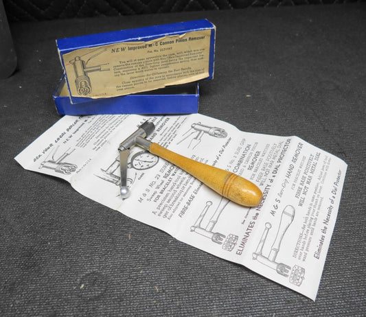 Vtg Watchmaker Cannon Pinion Remover Removal Watch Tool M&S M-C Pat. 2271945