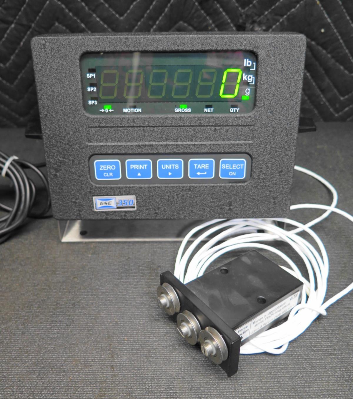 TMi 3-Roller wire Tension Measurement Sensor 500g w/ digital display