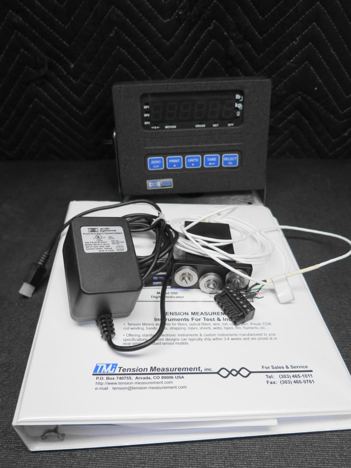 TMi 3-Roller wire Tension Measurement Sensor 500g w/ digital display