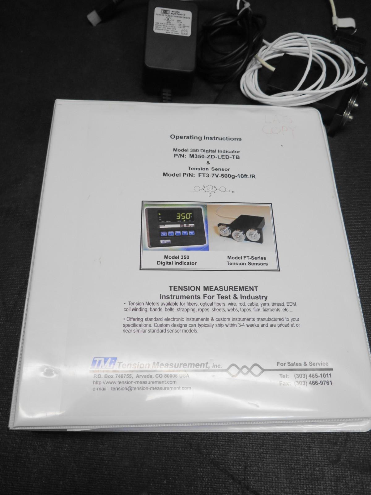 TMi 3-Roller wire Tension Measurement Sensor 500g w/ digital display