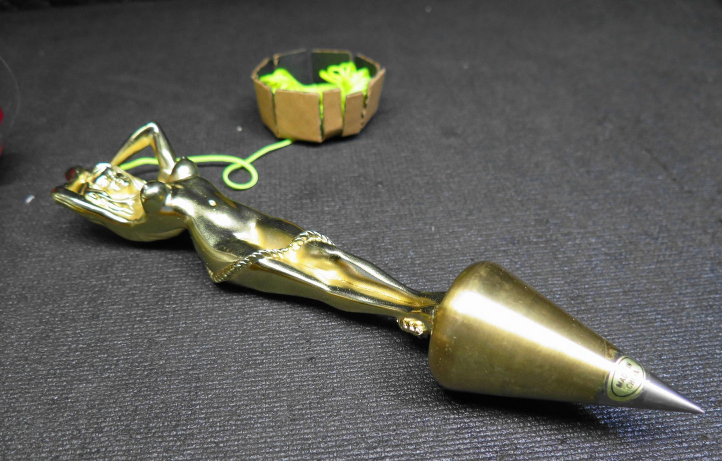 Vintage 12 oz. PLUMB BARBARA Bob Solid Brass Stainless Steel Tip - NEVER USED