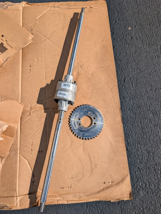 Peerless Differential Model 100-224 - 1" Shaft, 38" Length w/ Sprocket