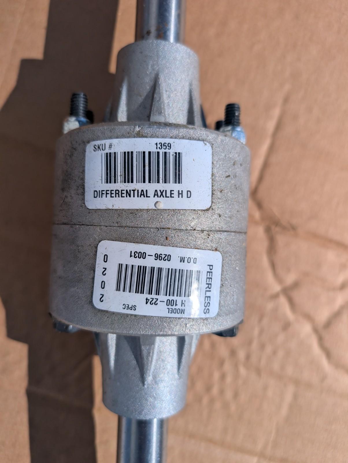 Peerless Differential Model 100-224 - 1" Shaft, 38" Length w/ Sprocket