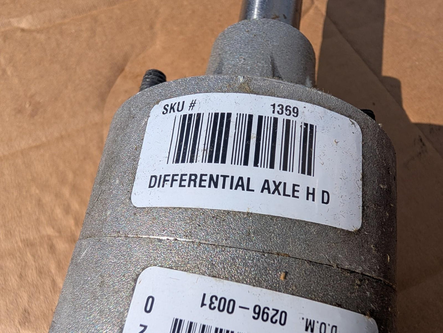 Peerless Differential Model 100-224 - 1" Shaft, 38" Length w/ Sprocket