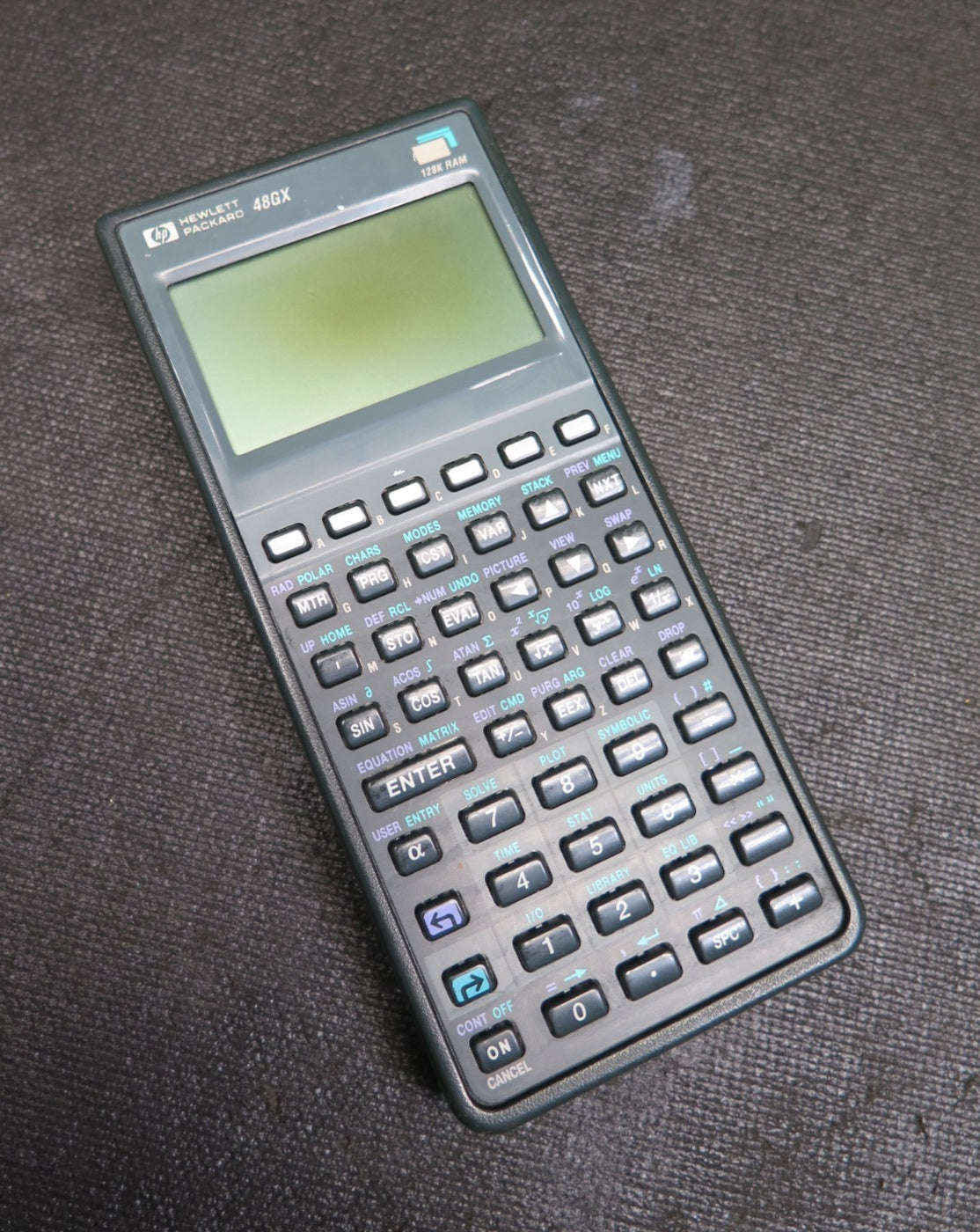 Hewlett Packard HP 48GX Graphing Calculator W/ Case Tested - No Manual