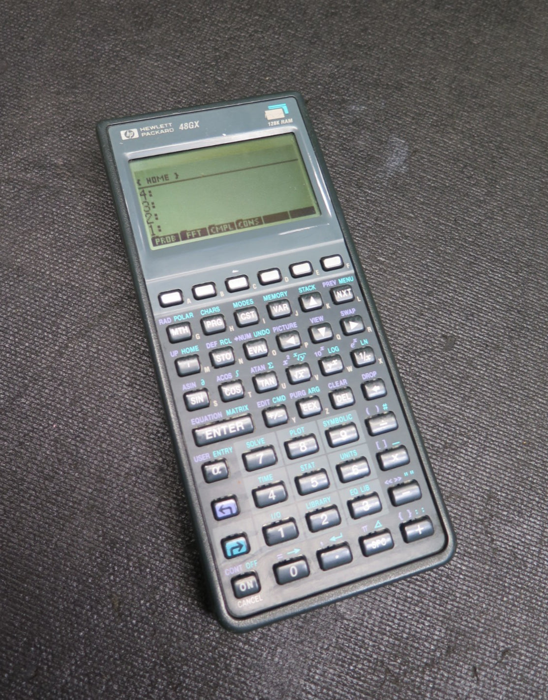 Hewlett Packard HP 48GX Graphing Calculator W/ Case Tested - No Manual