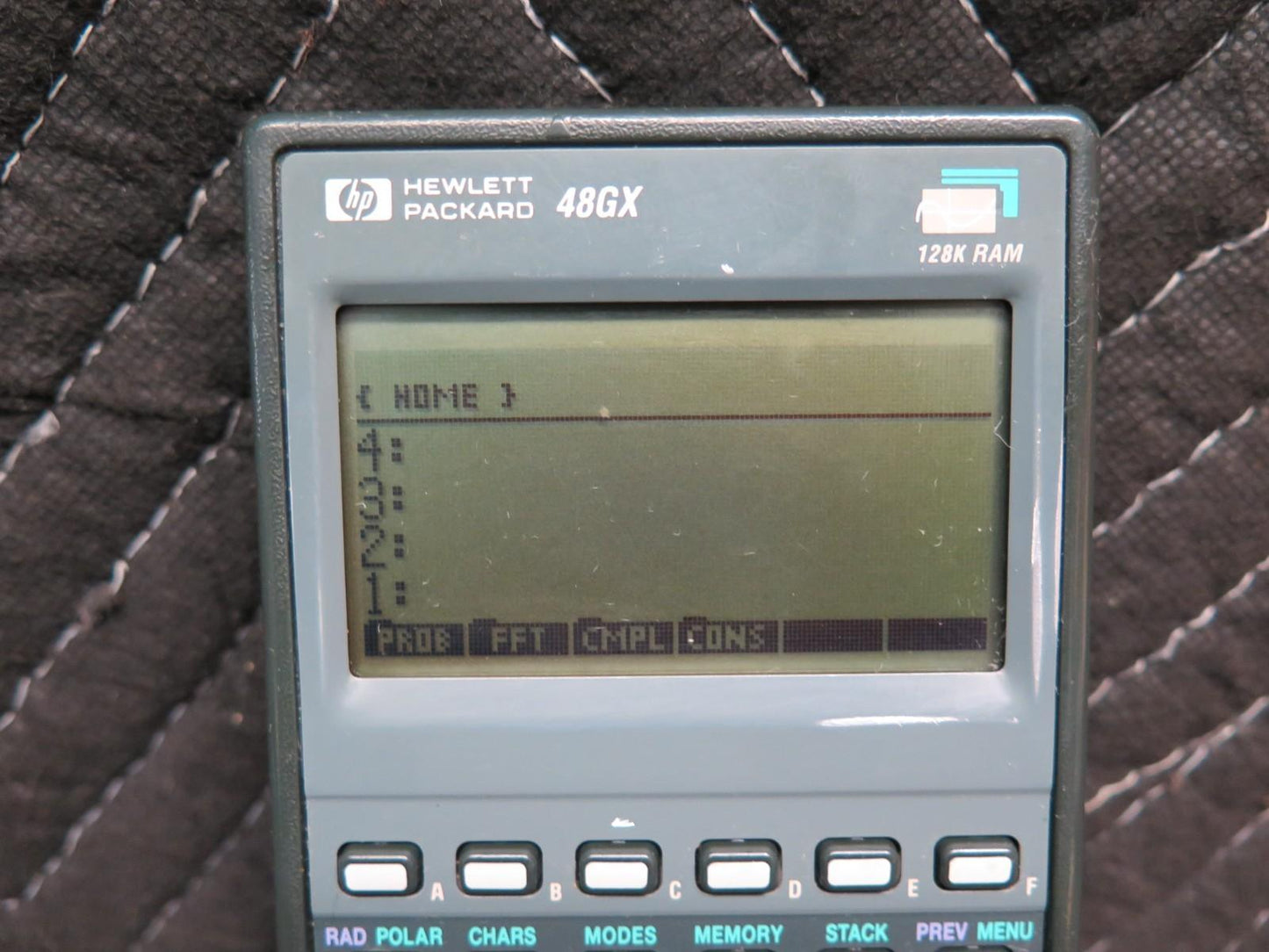 Hewlett Packard HP 48GX Graphing Calculator W/ Case Tested - No Manual