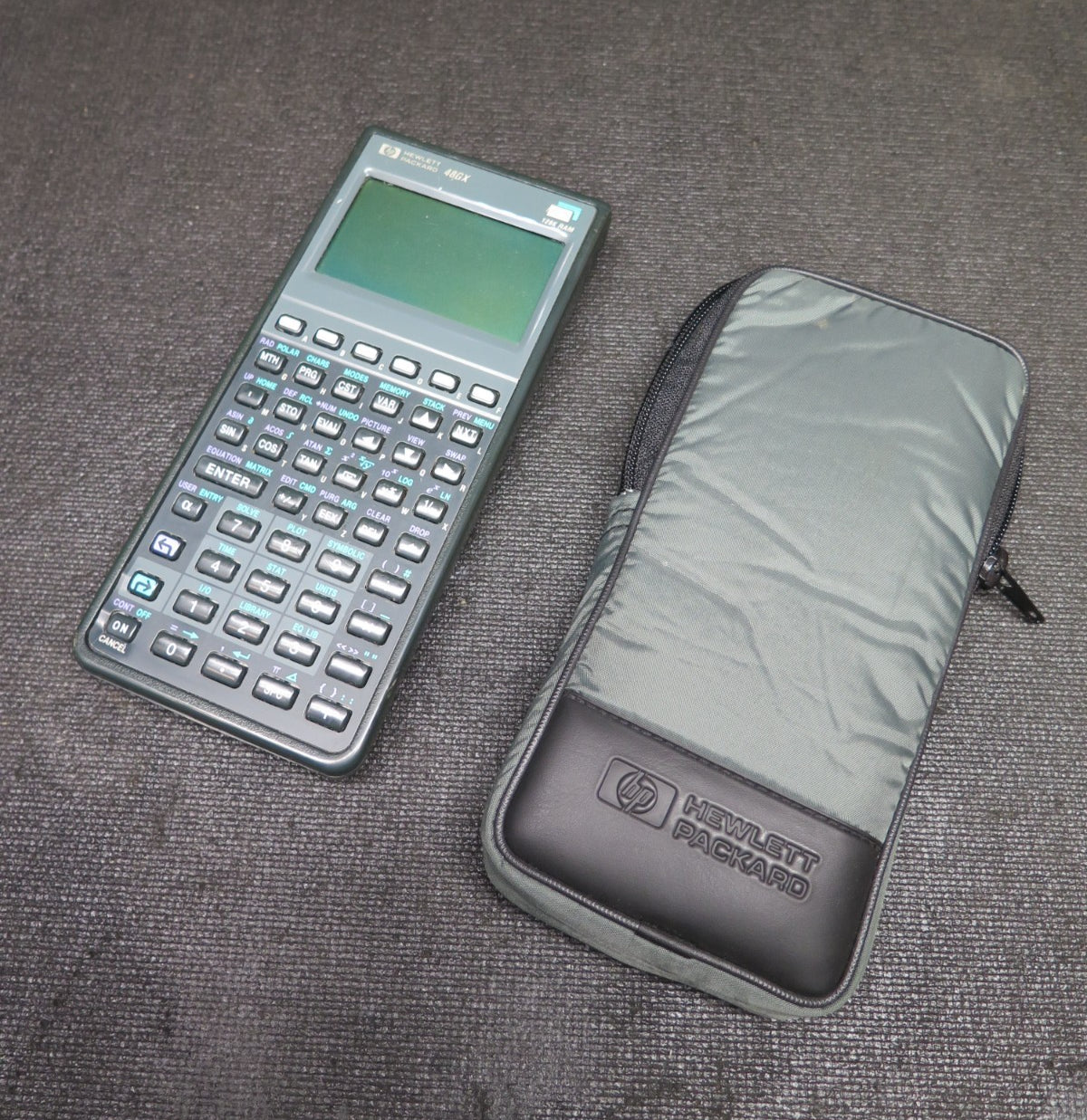 Hewlett Packard HP 48GX Graphing Calculator W/ Case Tested - No Manual (#2)