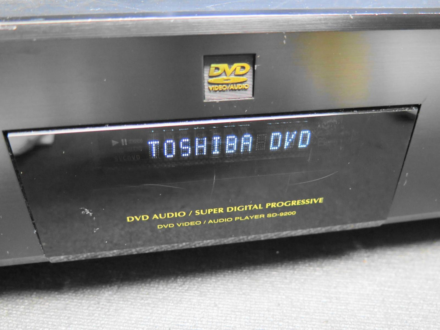 Toshiba SD-9200N Audiophile DVD-Audio Player w/ Remote & A/V Cables