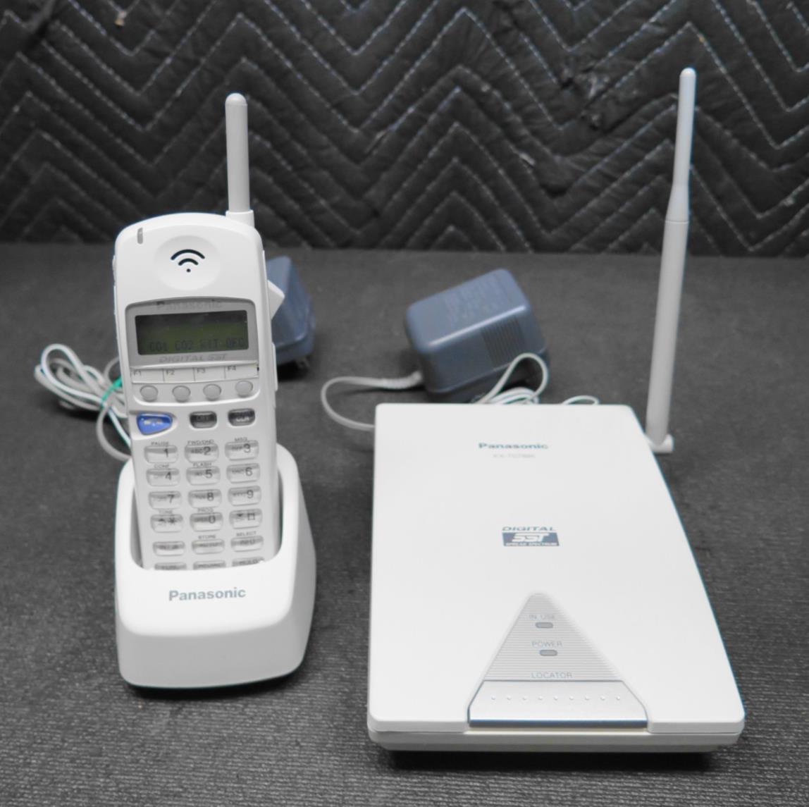 Panasonic KX-TD7895 Cordless Phone (White)