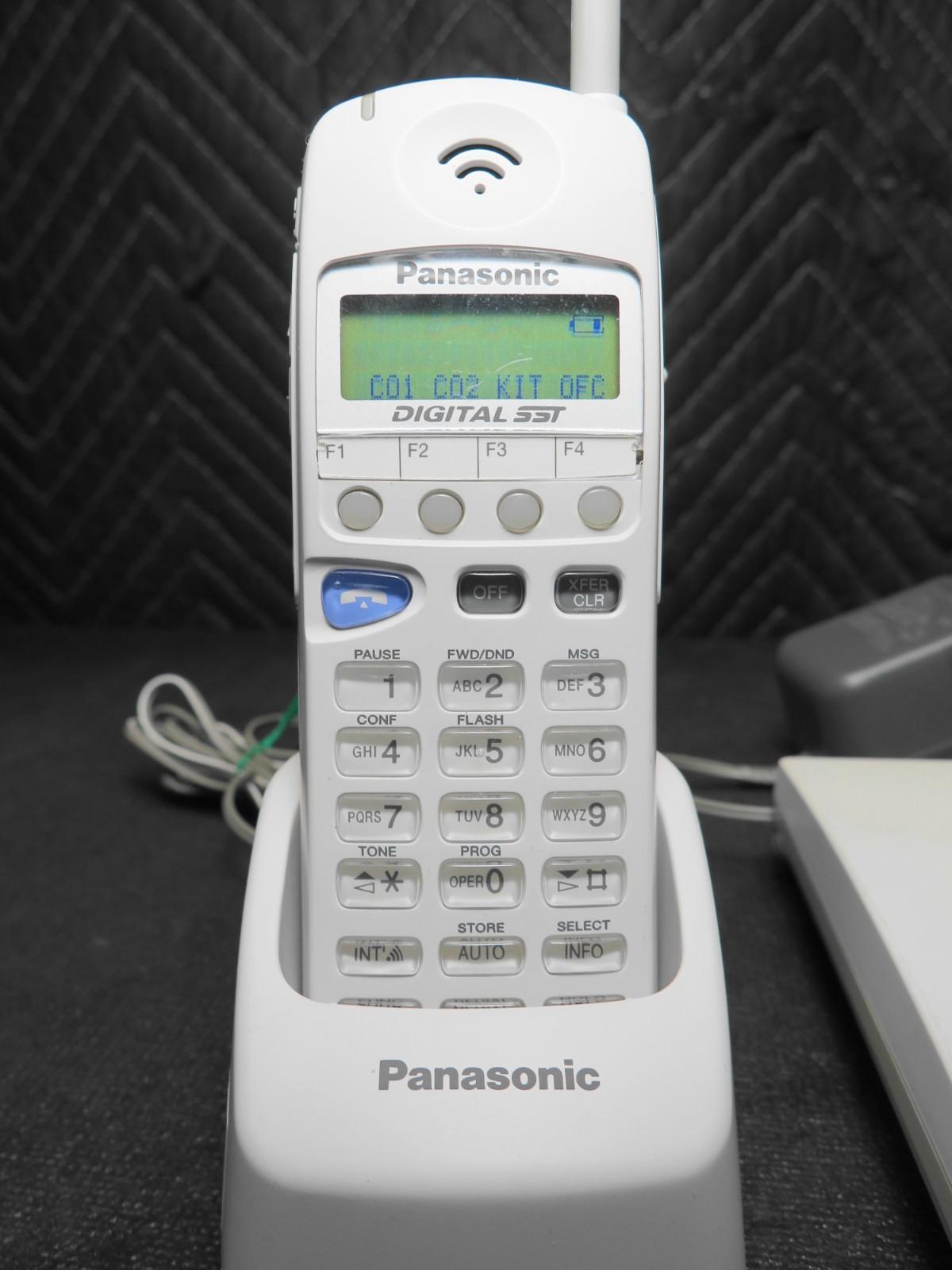 Panasonic KX-TD7895 Cordless Phone (White)