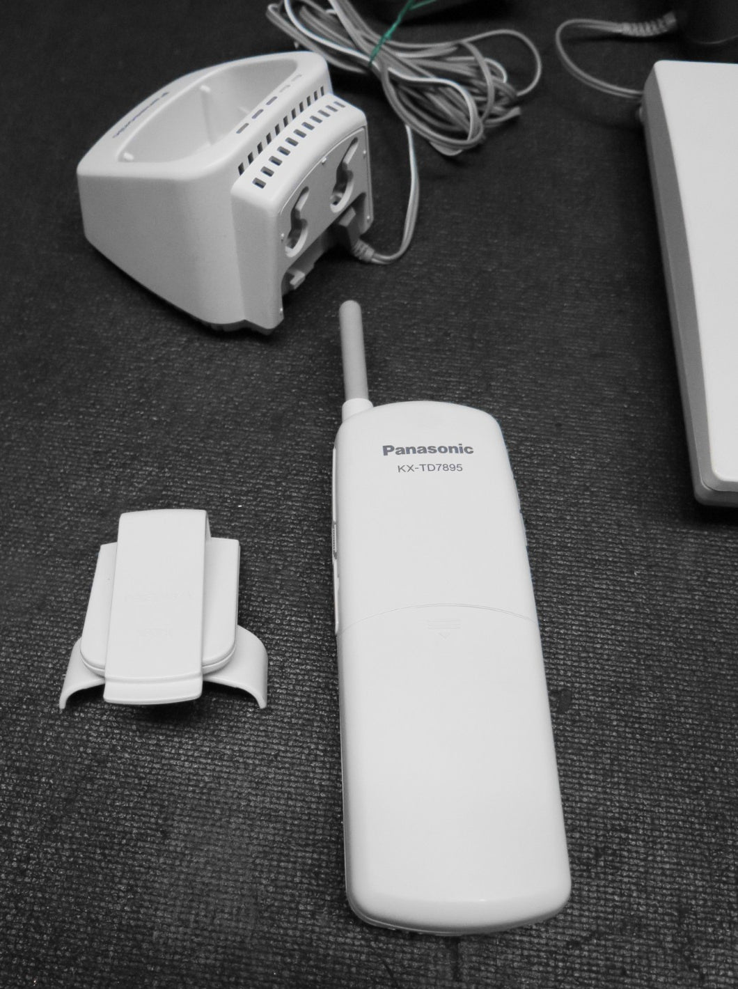 Panasonic KX-TD7895 Cordless Phone (White)