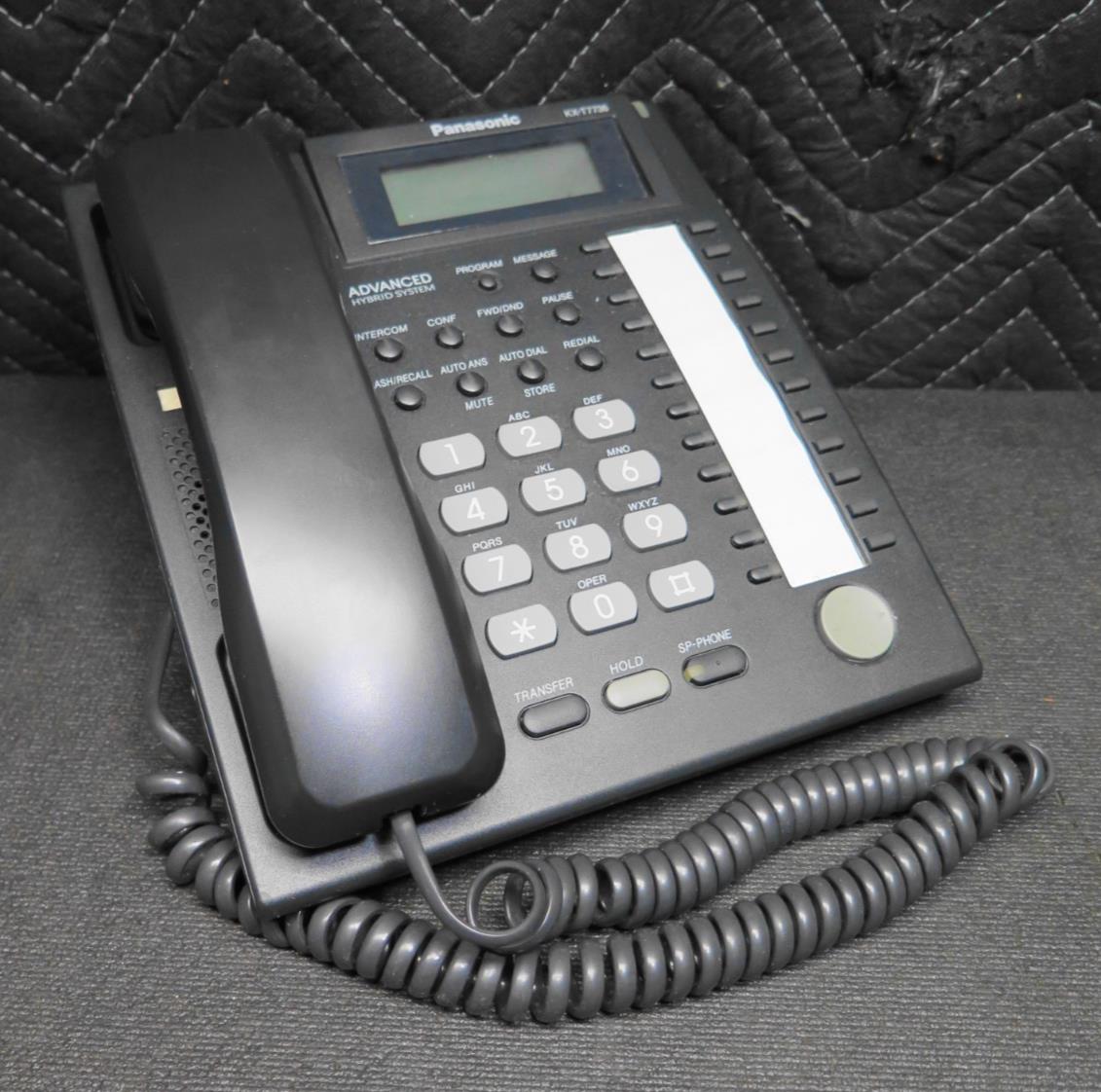 Panasonic KX-T7736 24-Button Display Phone (Black)