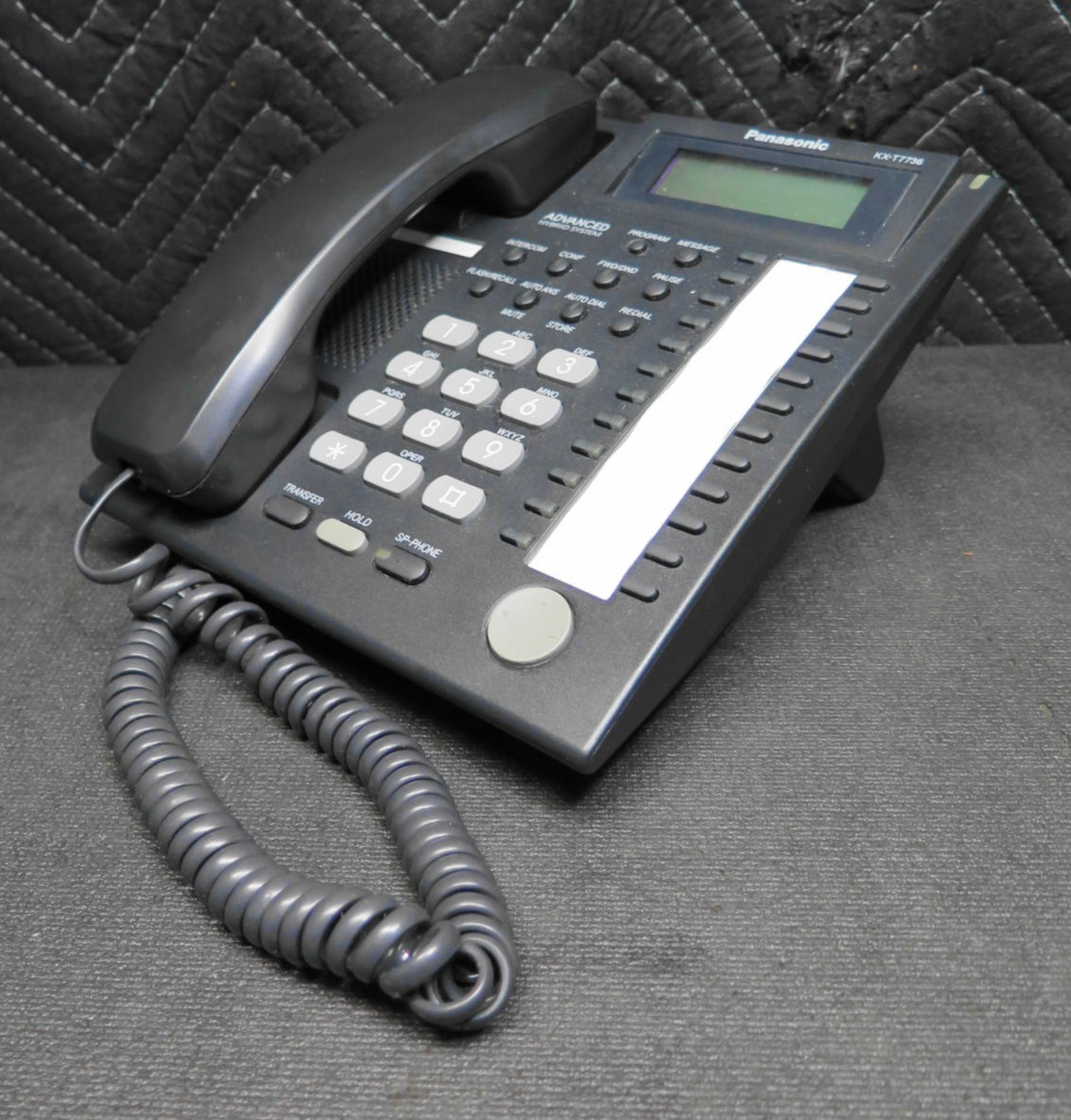 Panasonic KX-T7736 24-Button Display Phone (Black)