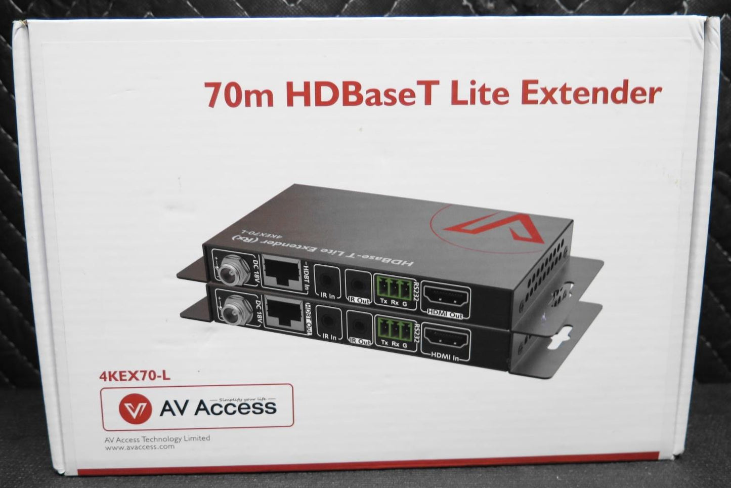 AV Access - 4KEX100-L - HDBase-T Extender - 4K2K New