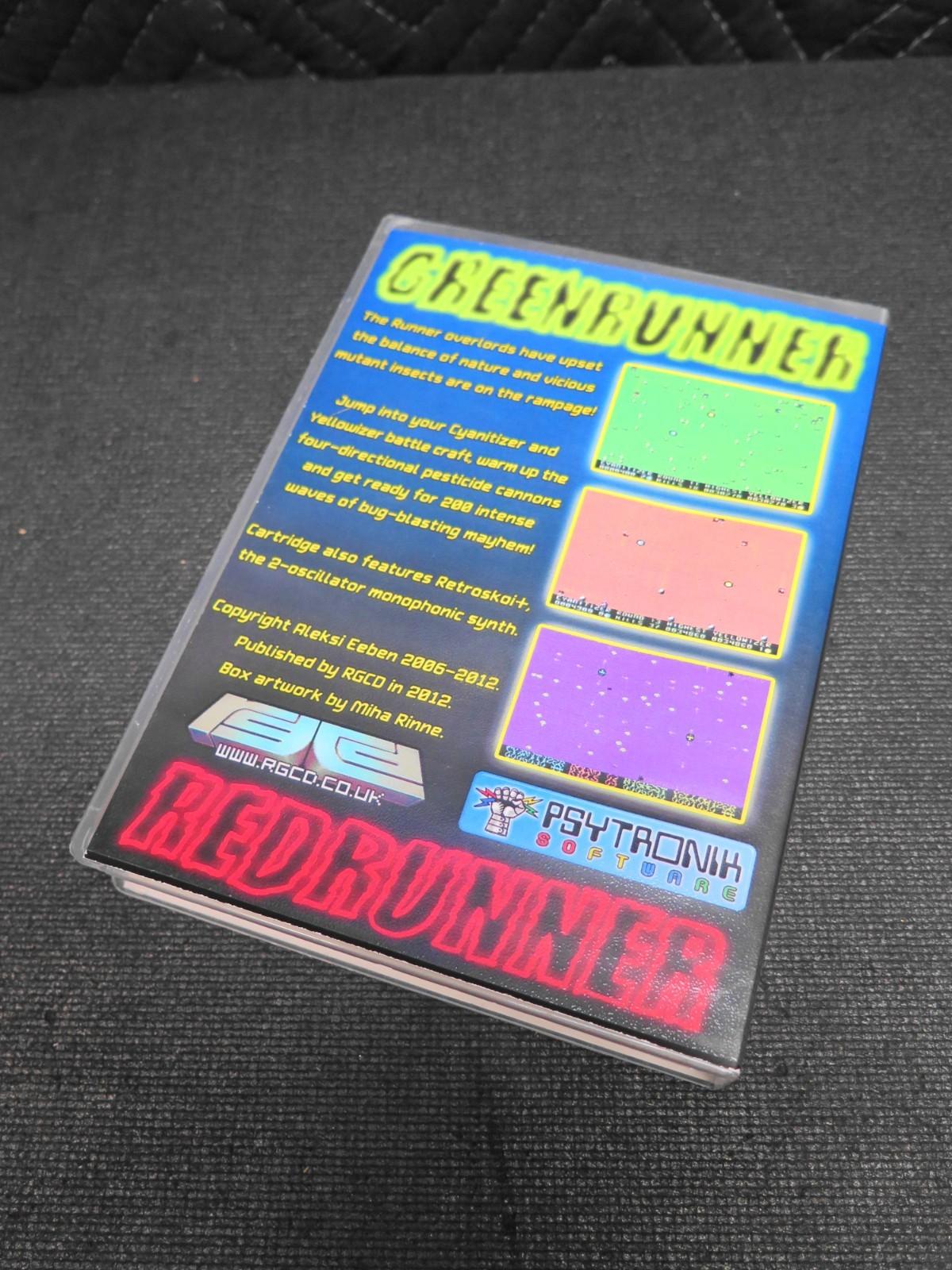 Greenrunner Redrunner Retroskoi+ Delux Version - Commodor 64 Game Cartridge