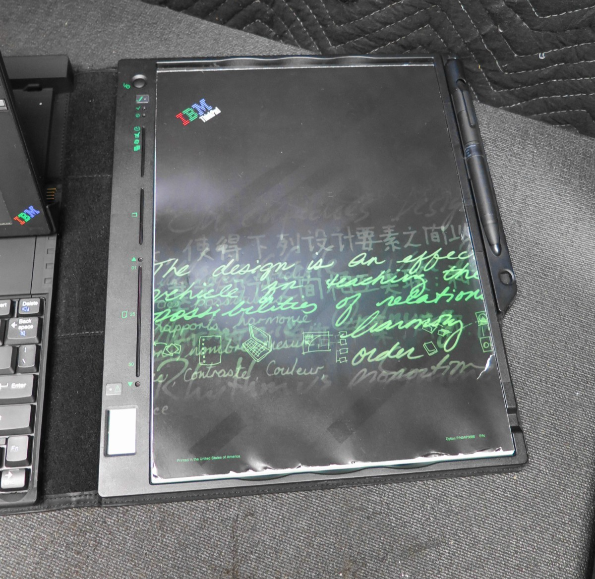 IBM ThinkPad TransNote Computer w/ Notepad & Stylus – ineedths
