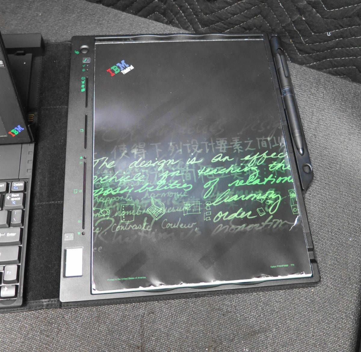 IBM ThinkPad TransNote Computer w/ Notepad & Stylus