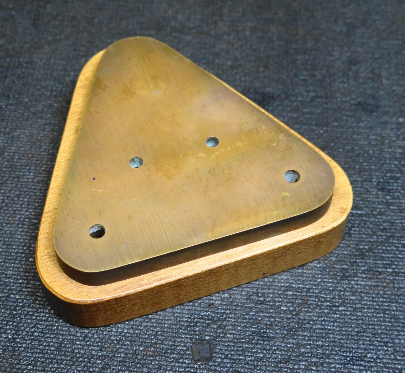 Vibroplex Brass Racer BASE ONLY - Vintage Ham Radio Telegraph Key (SN 03667)