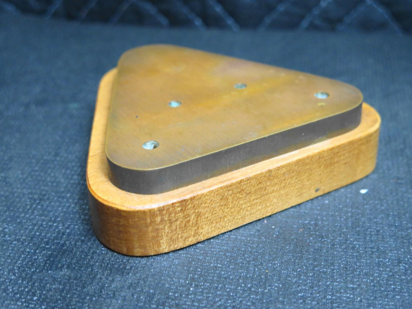 Vibroplex Brass Racer BASE ONLY - Vintage Ham Radio Telegraph Key (SN 03667)