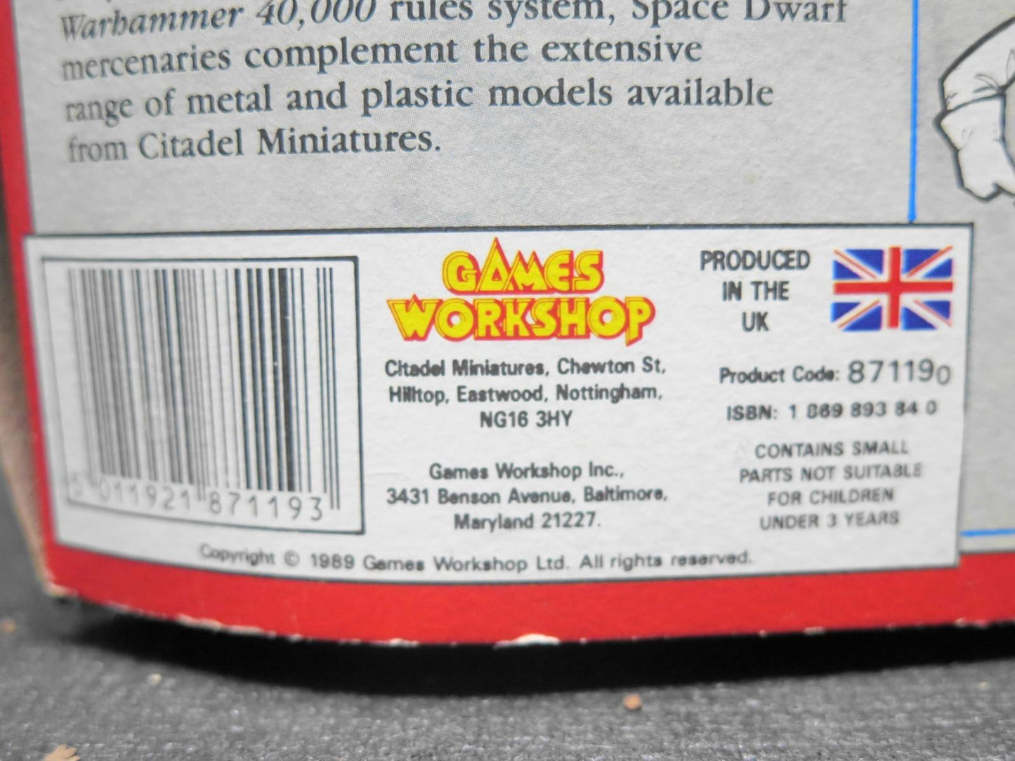 Warhammer 40K Space Dwarfs (Squats) Plastic, Rogue Trader Rare OOP Citadel Squat
