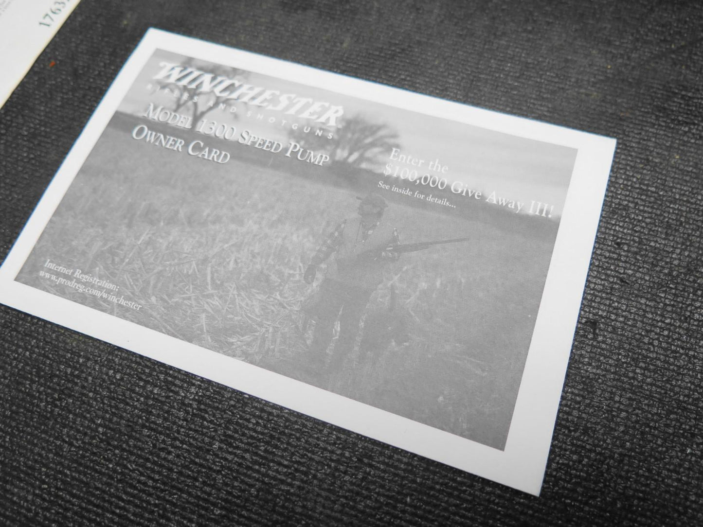 Winchester 1300 Defender - FACTORY Owners Manual & Owners Card - 1998